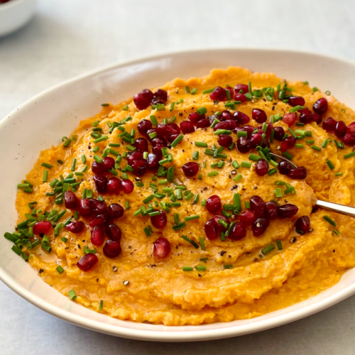 Ginger Mashed Sweet Potatoes