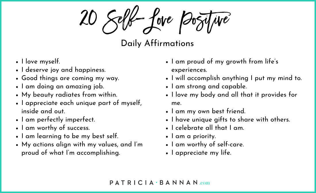 positive affirmation to yourself